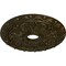 Ekena Millwork Spring Leaf Ceiling Medallion (Canopies up to 5 5/8"), 19 7/8"OD x 3 5/8"ID x 1 1/4"P, Green Gold CM19SPGGS - alternate 3